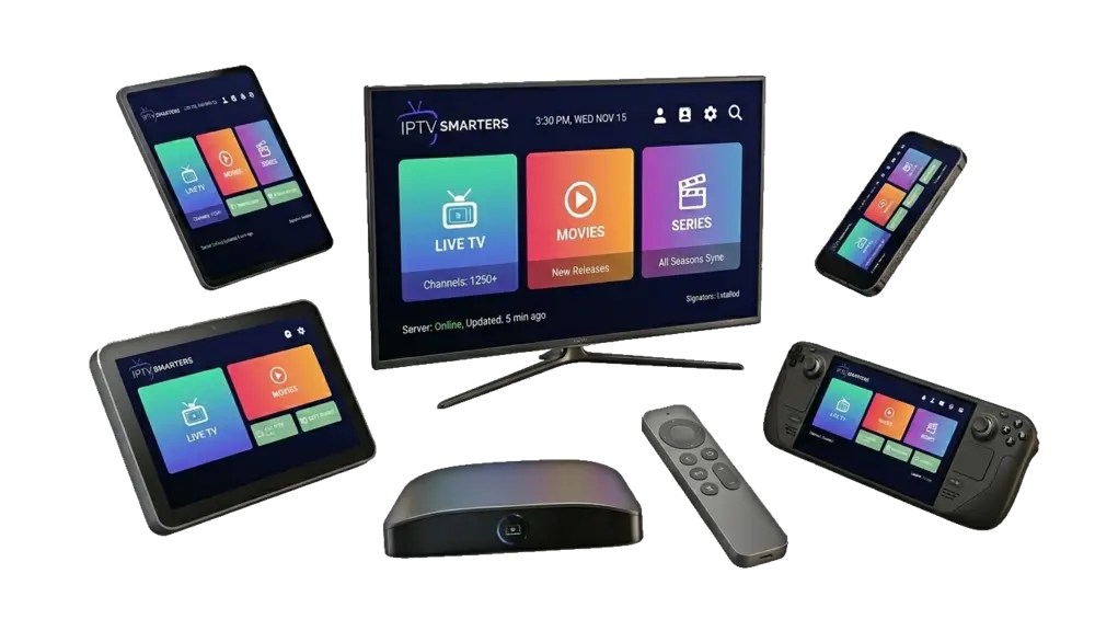 IPTV Smarters Pro sur plusieurs écrans simultanément