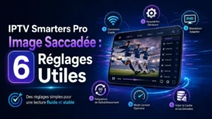 IPTV Smarters Pro image saccadée avec 6 réglages utiles pour améliorer la fluidité de lecture