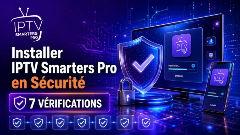 Installer IPTV Smarters Pro en sécurité avec 7 vérifications essentielles