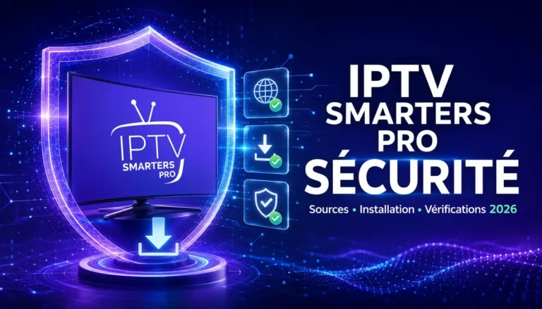 IPTV Smarters Pro sécurité : sources, installation et vérifications 2026