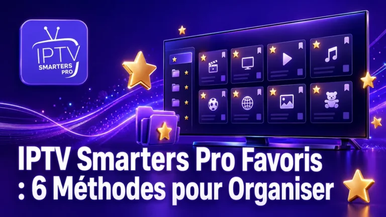 IPTV Smarters Pro Favoris : 6 méthodes pour organiser facilement ses contenus