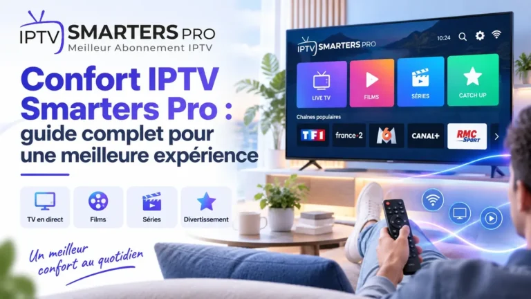 Confort IPTV Smarters Pro : guide complet pour une meilleure expérience
