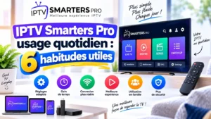 IPTV Smarters Pro usage quotidien : 6 habitudes utiles